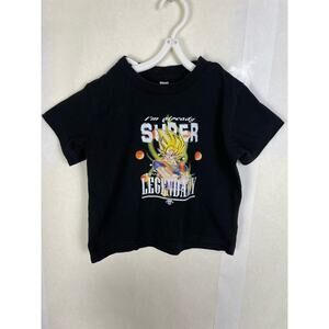 Rabbit Skins Toddler Legendary Super Saiyan Goku Black TShirt Size 3